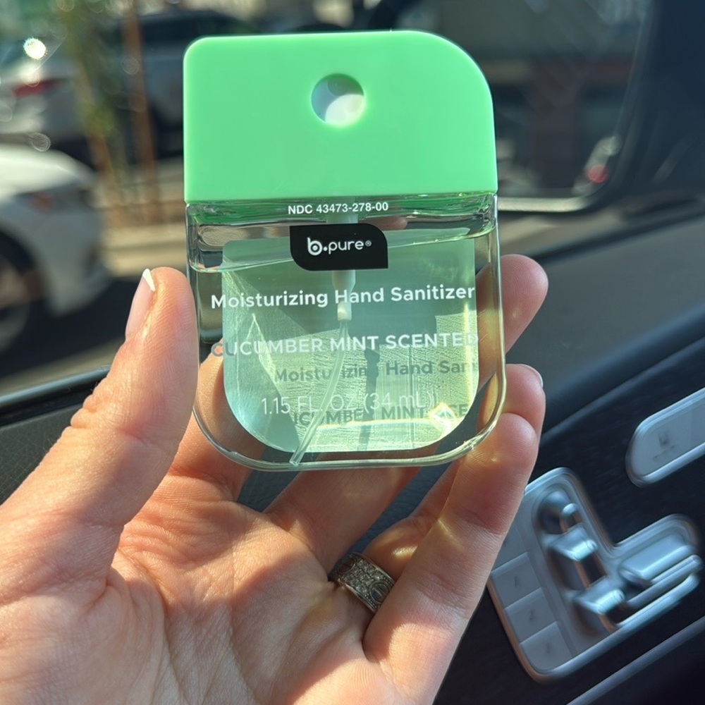Cucumber Mint Hand Sanitizer - Green